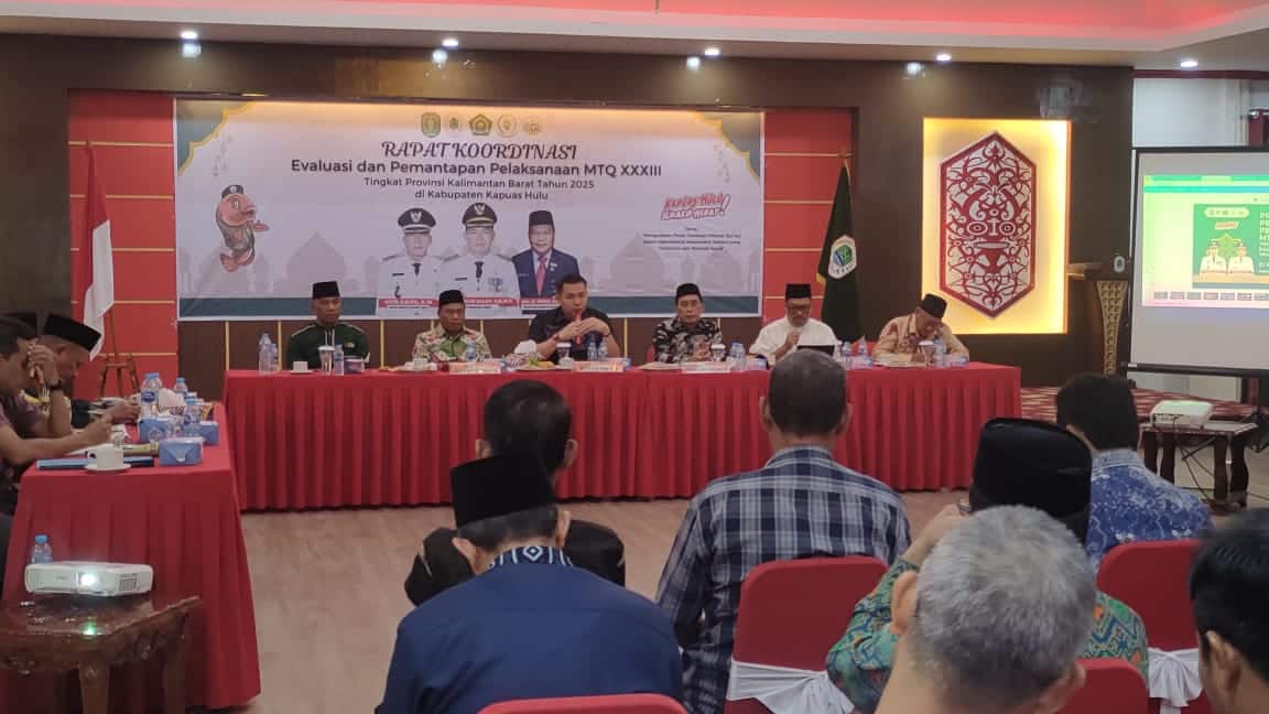 Pimpin Rakor dan Evaluasi, Bupati Kapuas Hulu Minta Panitia MTQ Fokus Sukseskan Acara