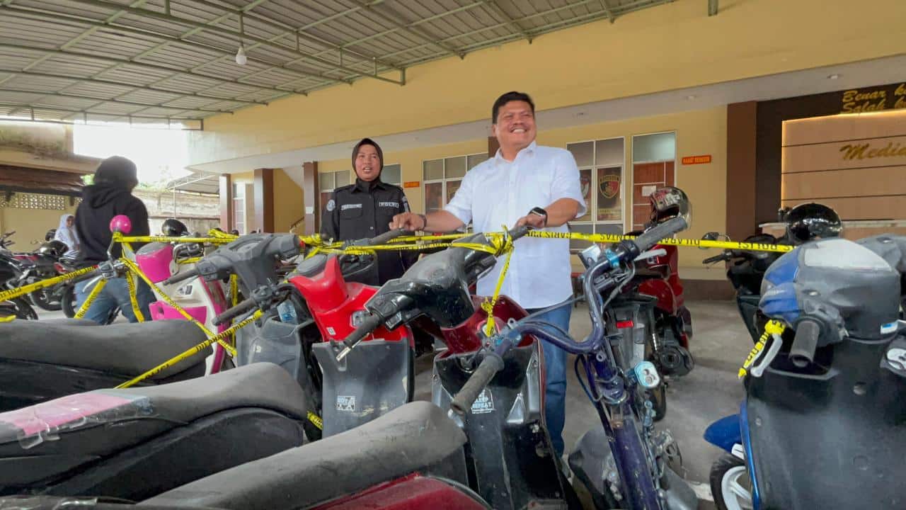 Polresta Pontianak Sebut Motor Curian Bisa Diambil Korban Tanpa Biaya