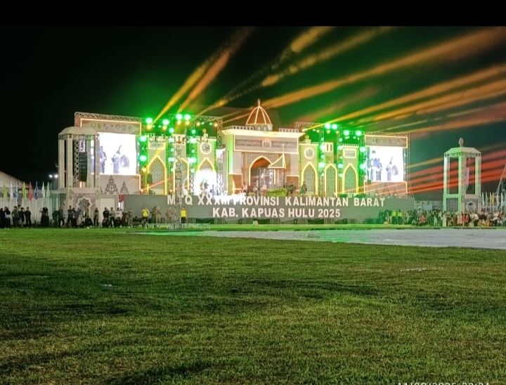 Lantunan Ayat Suci Al-Qur'an, Tabuh Beduk dan Tarian Kolosal, Tandai Pembukaan MTQ XXXIII Kalbar di Bumi Uncak Kapuas