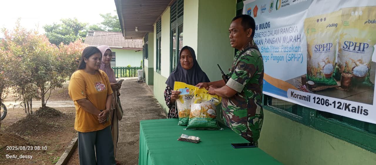 Jaga Stabilitas Pasokan dan Harga, Koramil Kalis Gelar Pangan Murah