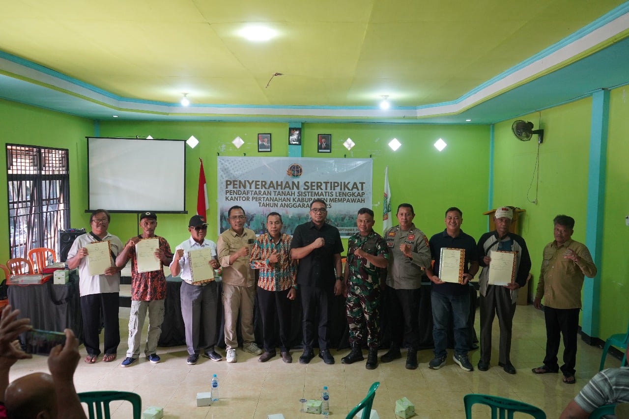 PTSL Kurangi Potensi Sengketa Tanah di Kecamatan Toho