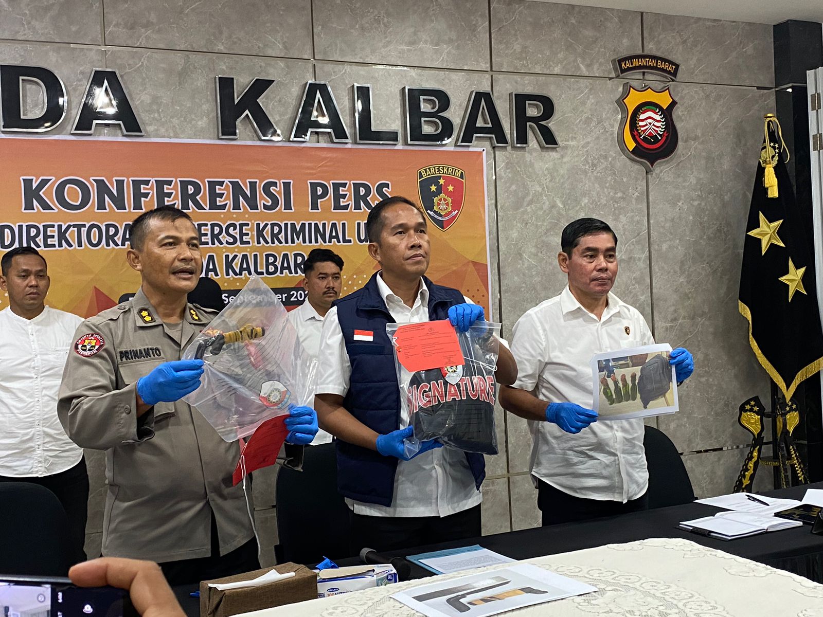 Polda Kalbar Tetapkan Tersangka Tiga ABH Pembawa Bom Molotov Saat Demo Tolak Tunjangan DPR di Pontianak