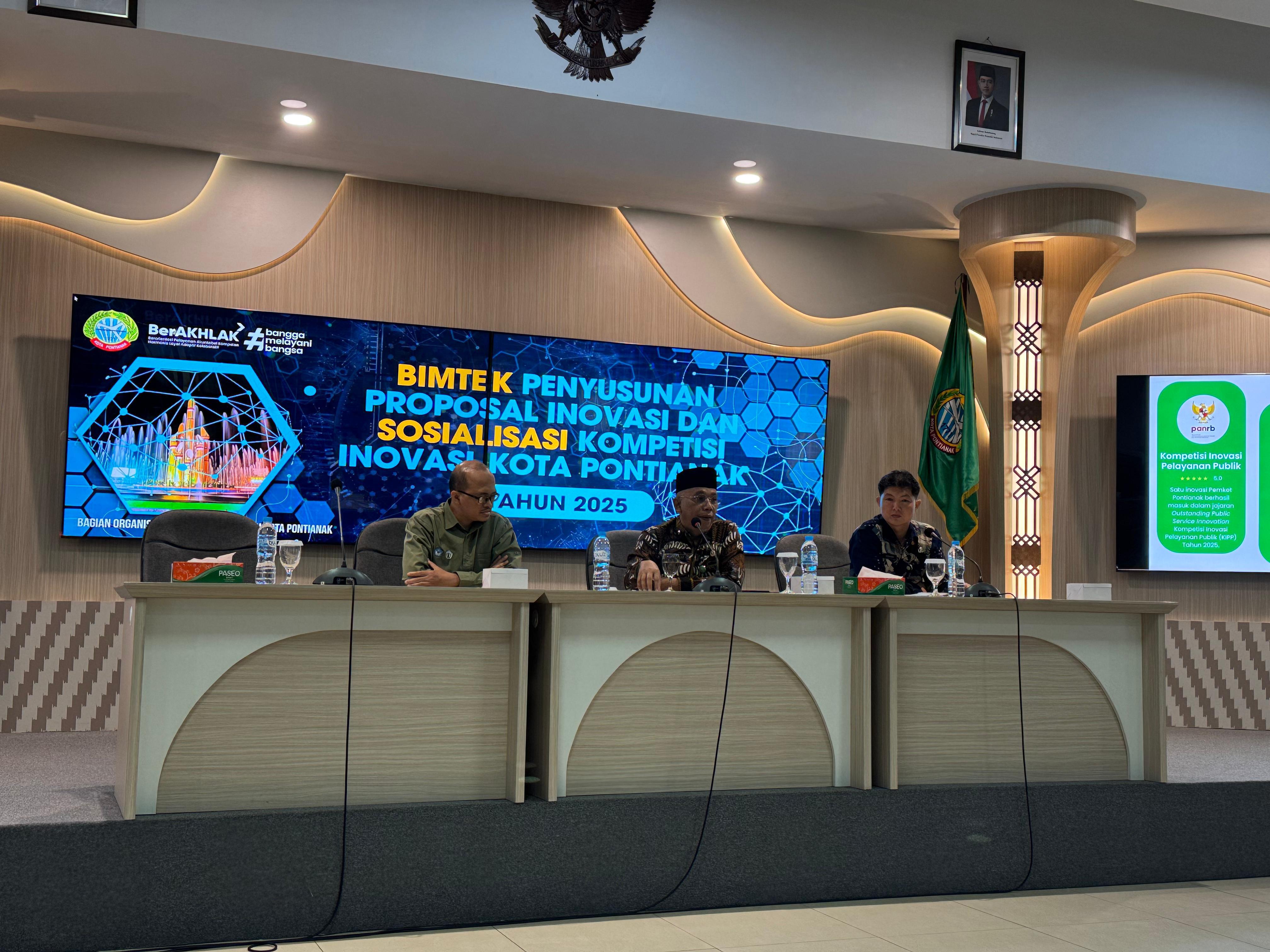Kompetisi Inovasi Kota Pontianak 2025, Sekda Amirullah Dorong Inovasi ASN Berkelanjutan