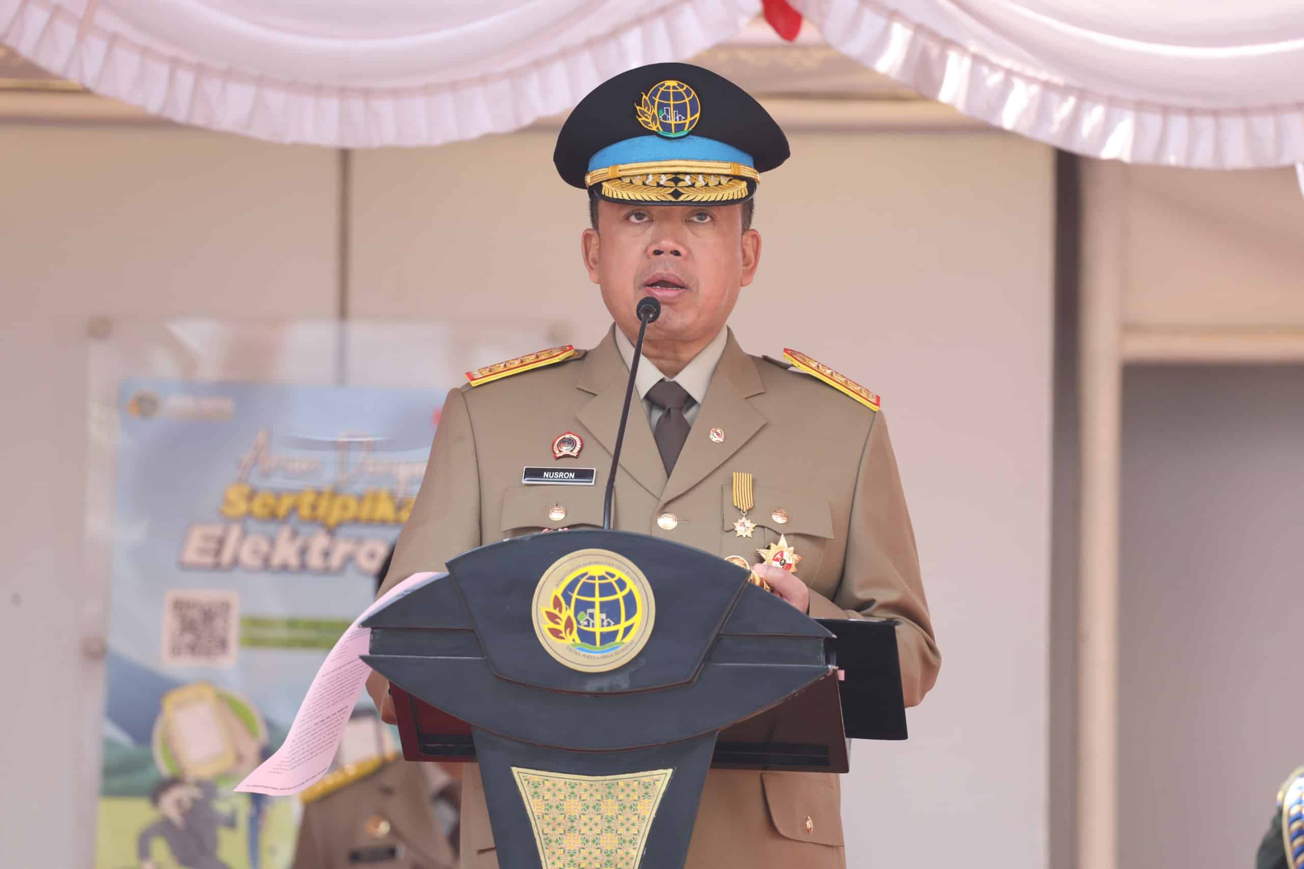 Pimpin Upacara Peringatan Hantaru 2025, Menteri Nusron: Realisasikan Asta Cita dengan Menjaga Tanah dan Menata Ruang