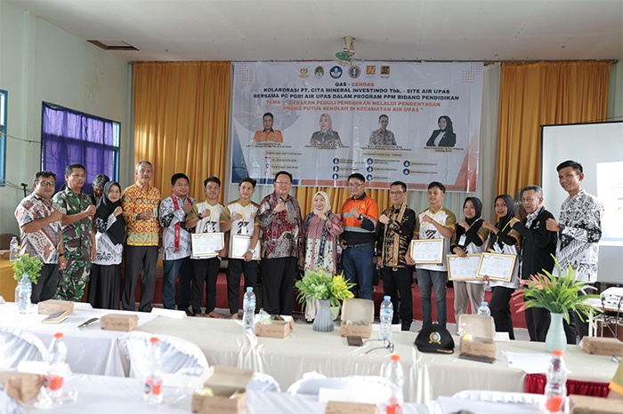 GAS CERDAS: PT CMI dan PGRI Air Upas Kolaborasi Tekan Angka Putus Sekolah