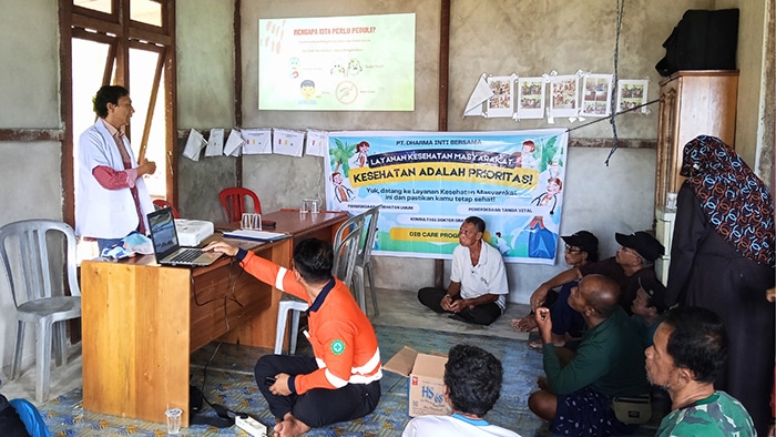 PT DIB Gandeng Puskesmas Pelapis, Ratusan Warga Terbantu Kendalikan Hipertensi