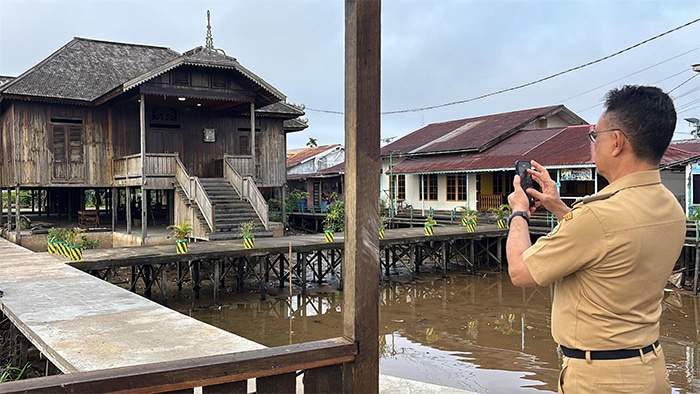 Rumah Budaya Kampung Caping Disulap Jadi Destinasi Wisata Sungai Kapuas