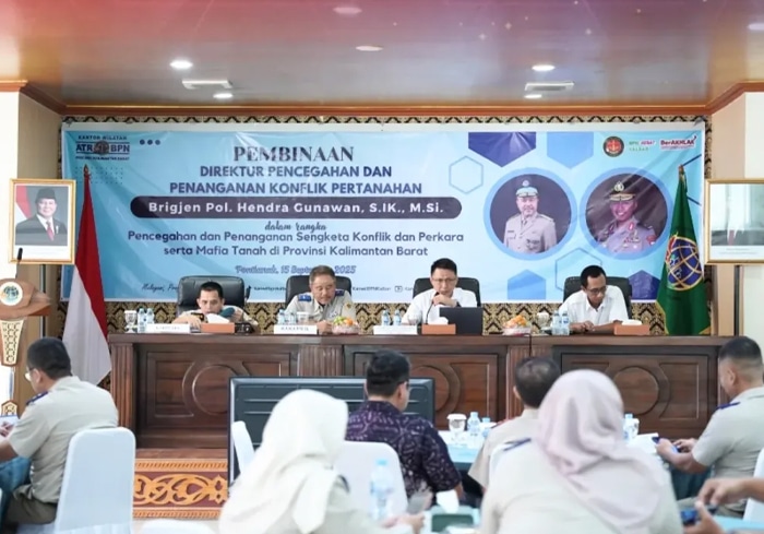 Direktur Pencegahan Konflik Pertanahan Kunjungi BPN Kalbar Bahas Penanganan Sengketa dan Mafia Tanah