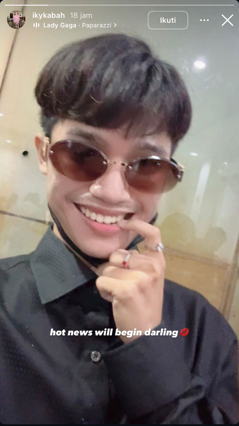 Instagram Story Terakhir Rizky Kabah Sebelum Ditangkap: Hot News Will Begin Darling