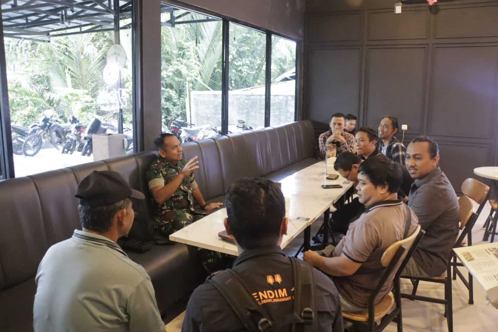 Dandim Mempawah Ajak Insan Pers Ikut Jaga Kondusivitas Wilayah