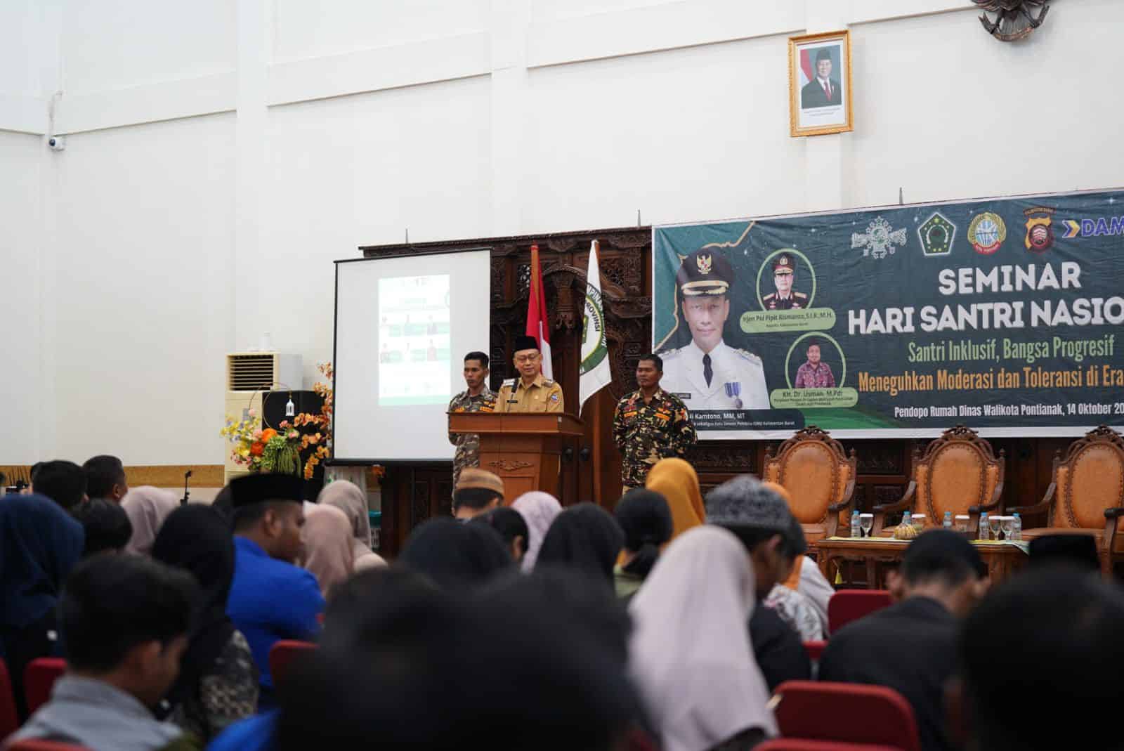 Wali Kota Pontianak Ajak Santri Jadi Agen Perubahan di Era Digital