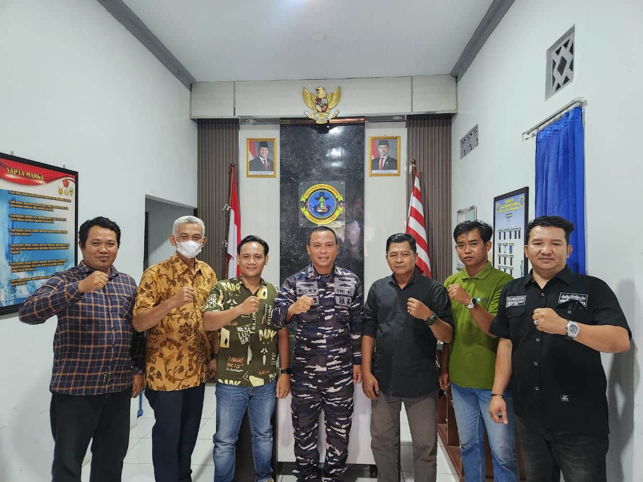 Deklarasi Kawan Dapat Dukungan Lanal Ketapang, Sinergi Maritim dan Media Diperkuat