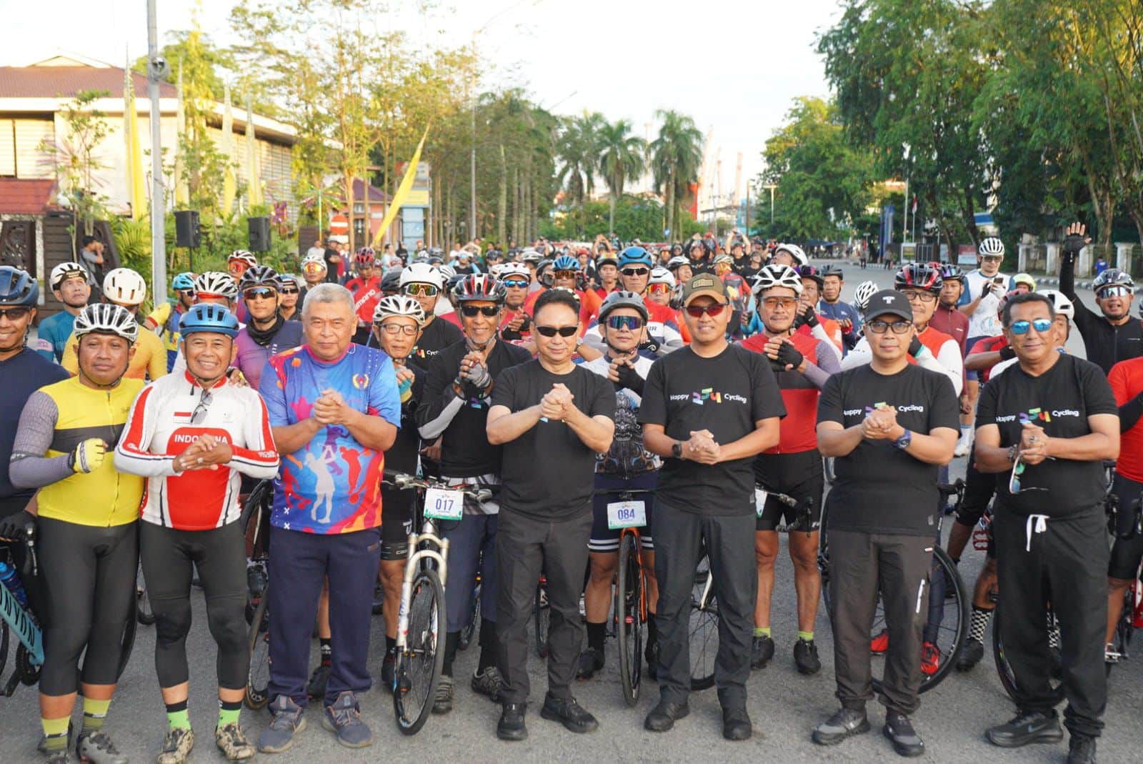 Meriahkan Hari Jadi Pontianak, 256 Pesepeda Ikuti Happy Cycling