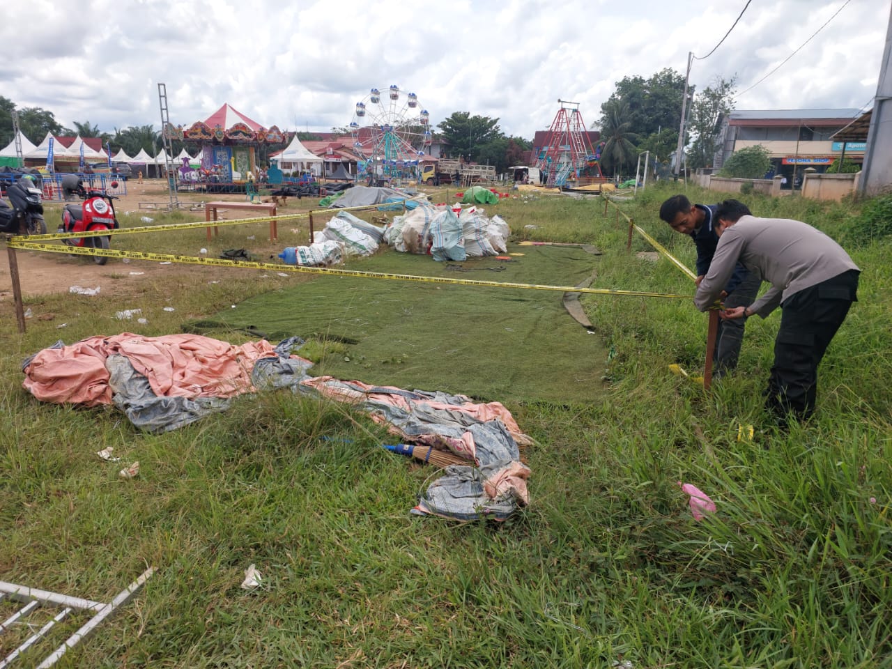 Polisi Periksa Pemilik Wahana Rainbow Slide Ambruk di Air Upas Ketapang