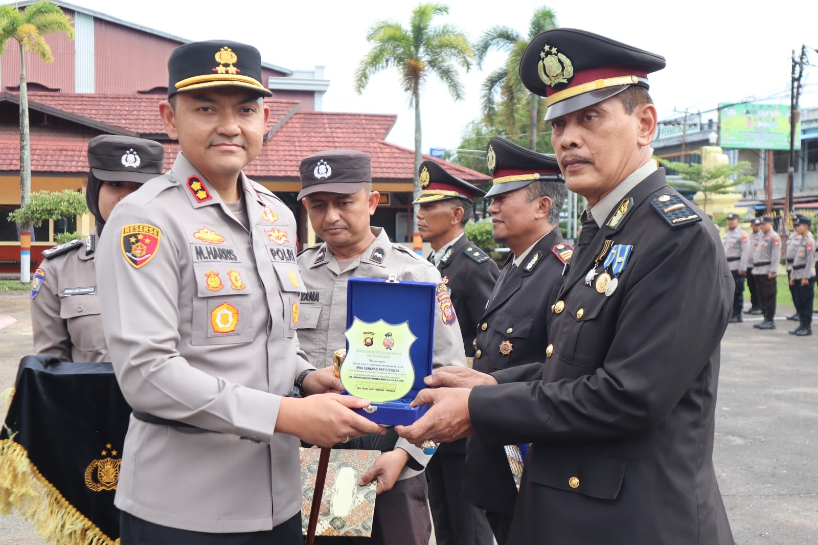 Kapolres Ketapang Pimpin Apel Purna Tugas Sembilan Personel Polres