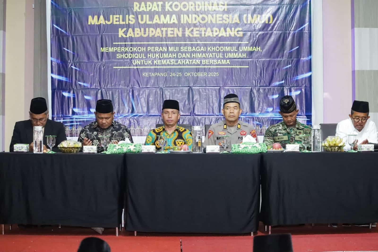 Sekda Ketapang Buka Rakor MUI 2025, Perkuat Peran Ulama dalam Menjaga Moderasi dan Persatuan Umat