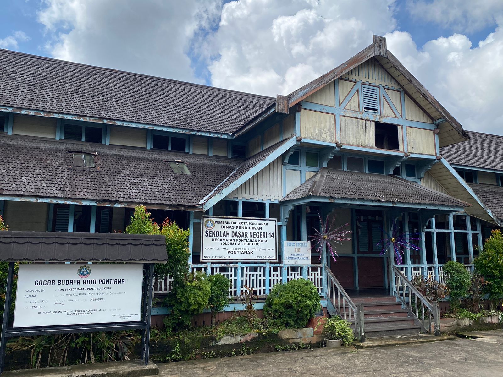 Bangunan SDN 14 Pontianak Peninggalan Belanda Akan Disulap Jadi Museum Kota