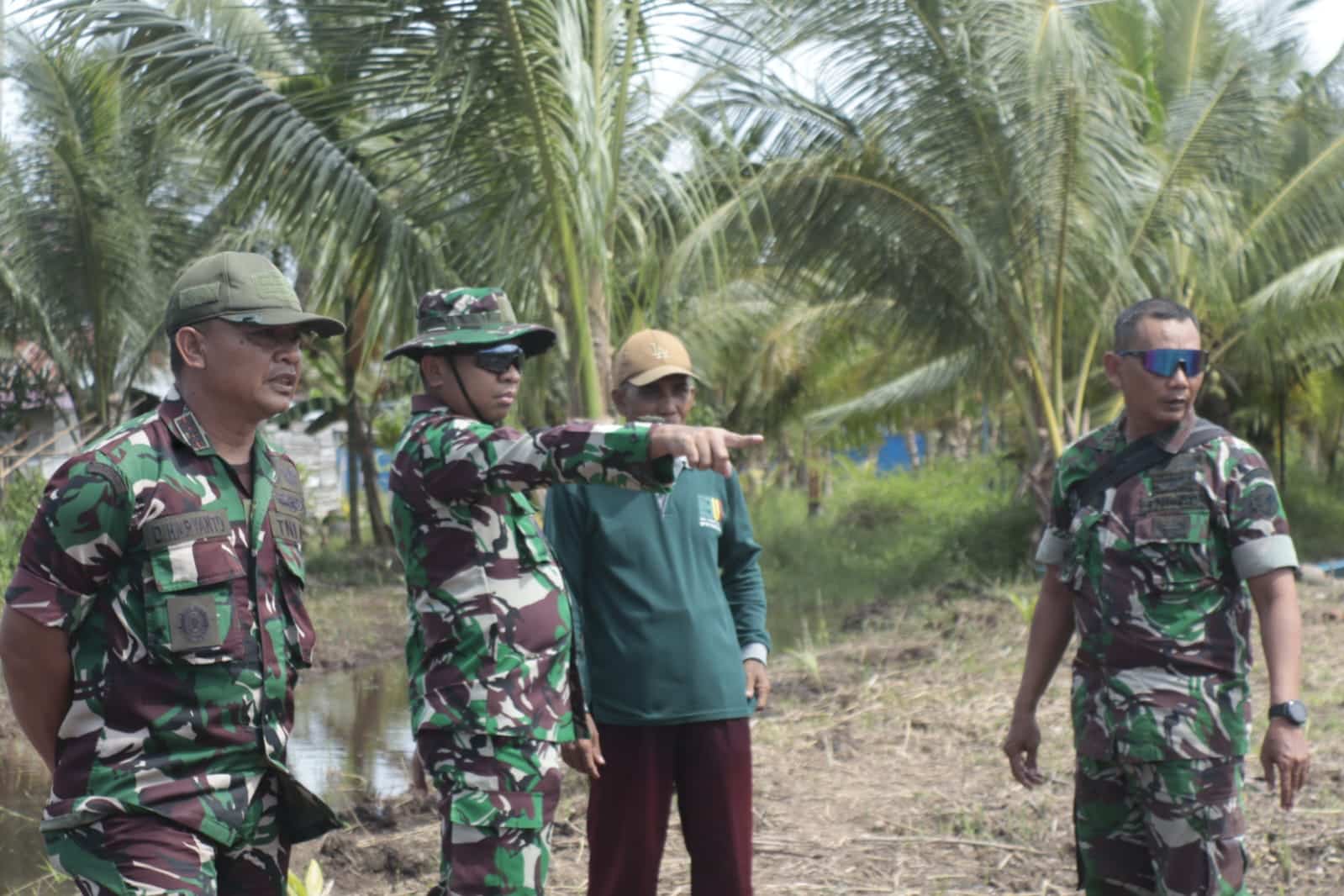 Dandim Mempawah Tinjau Progres Cetak Sawah di Tiga Desa Strategis, Tegaskan Komitmen Wujudkan Ketahanan Pangan Nasional