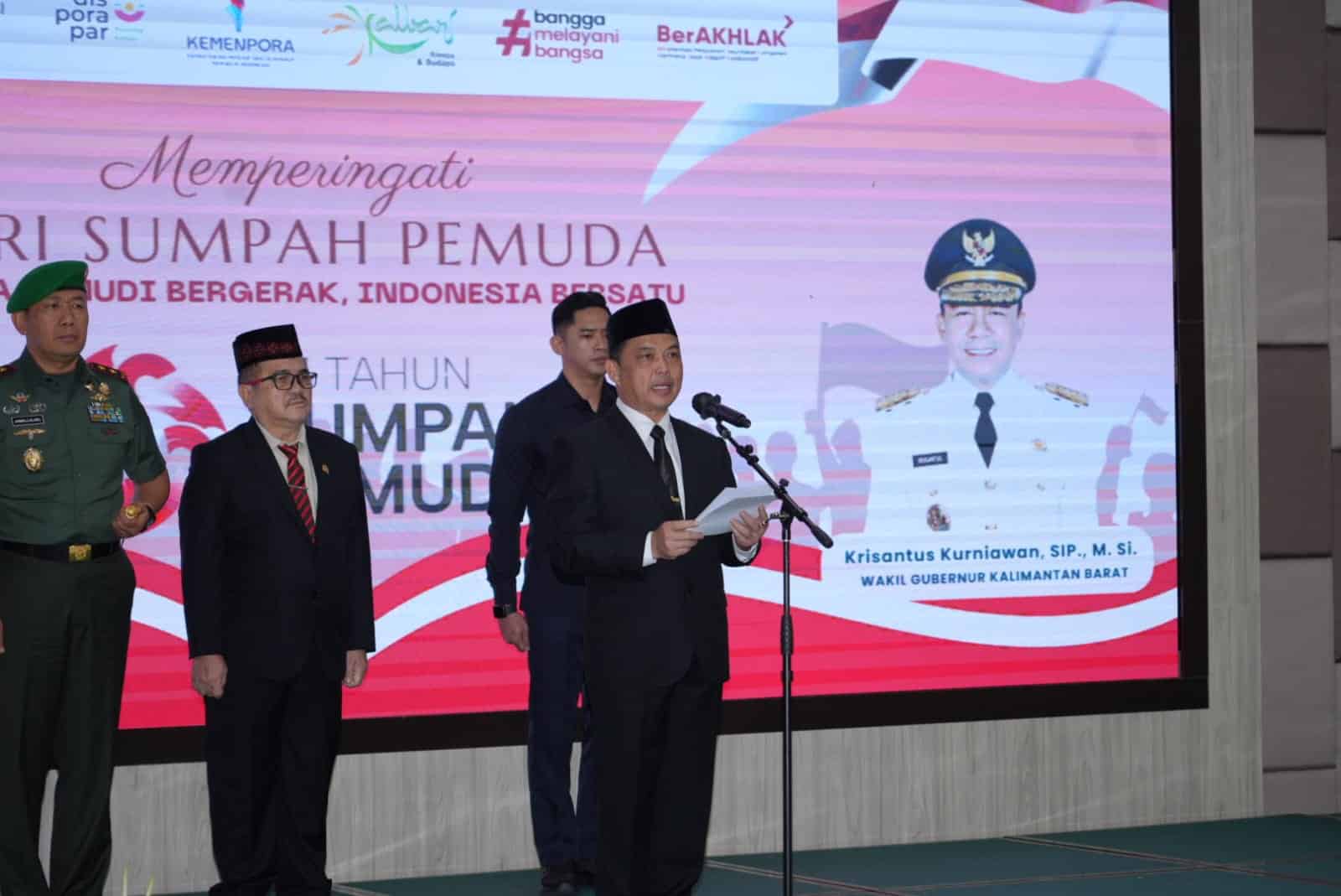 Gubernur Ria Norsan Tegaskan Komitmen Ciptakan Ruang Partisipasi Pemuda Kalbar