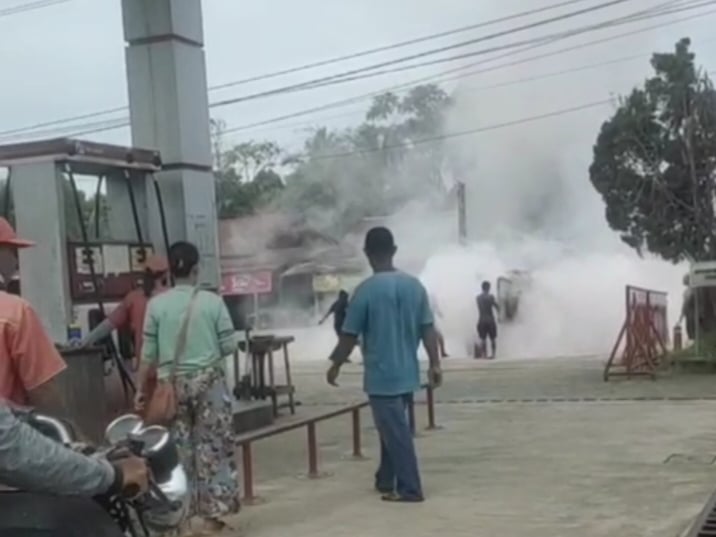 SPBU Milik Pemkab Kapuas Hulu di Kedamin Darat Nyaris Terbakar
