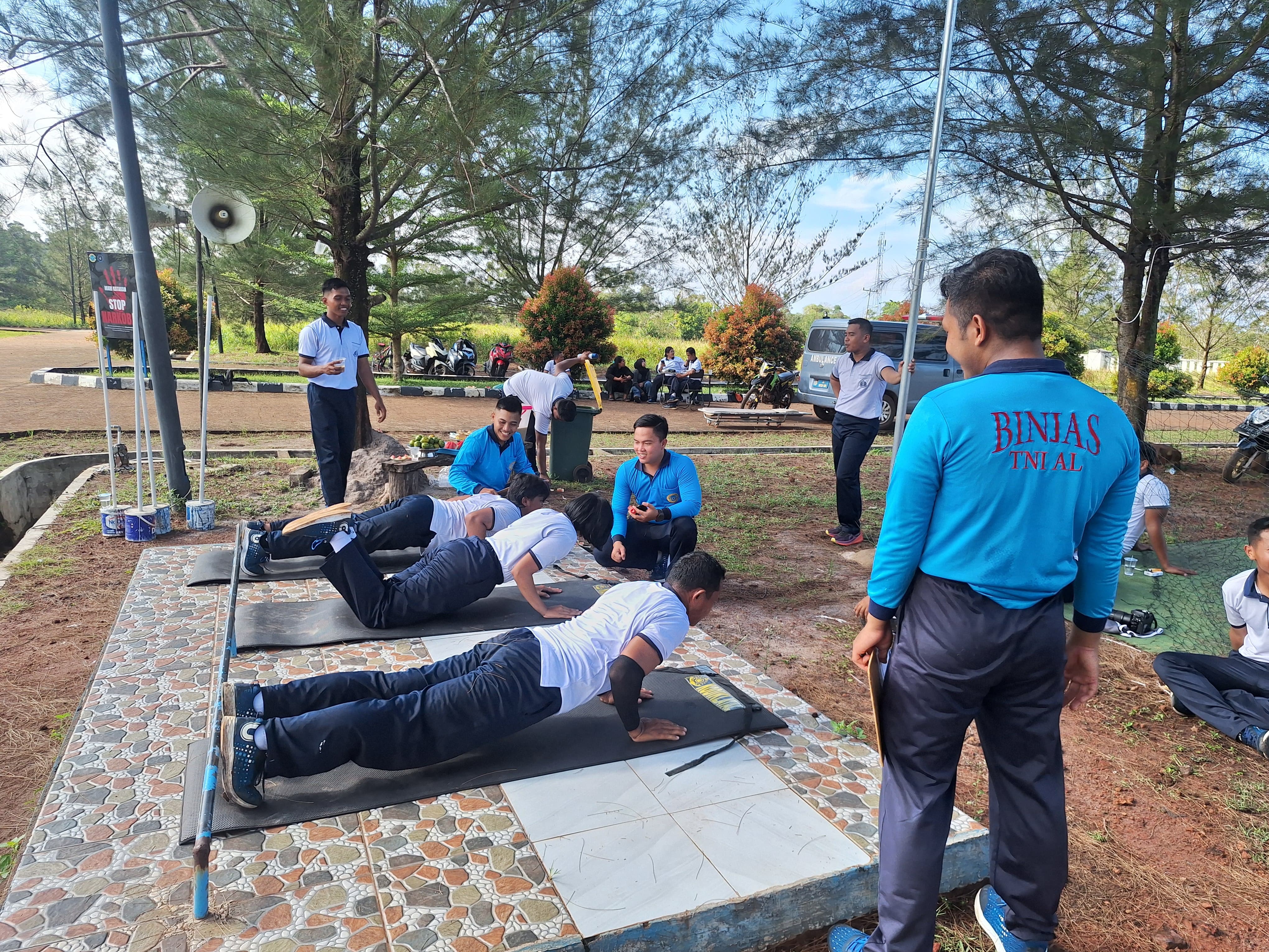 Lanal Ketapang Gelar Tes Kesegaran Jasmani, Wujudkan Prajurit Tangguh dan Siap Tempur