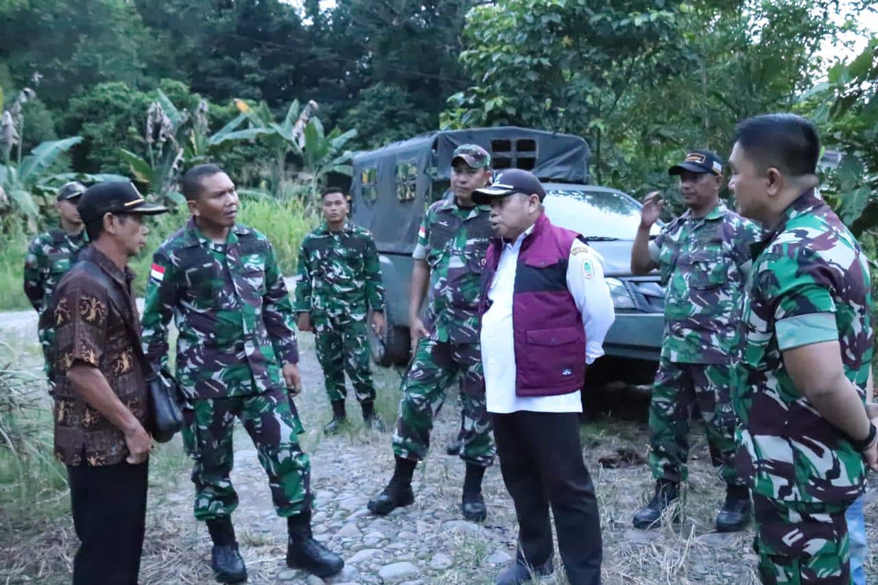 Dandim Putussibau Tinjau Lokasi PSN-KDMP di Mentebah Kapuas Hulu
