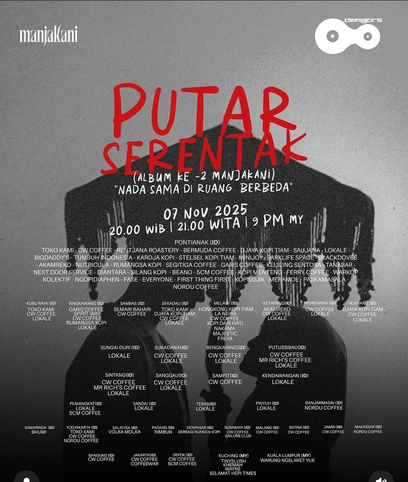 Resmi Dirilis! Album Kedua Manjakani Diputar Serentak di Seluruh Coffe Shop Pontianak