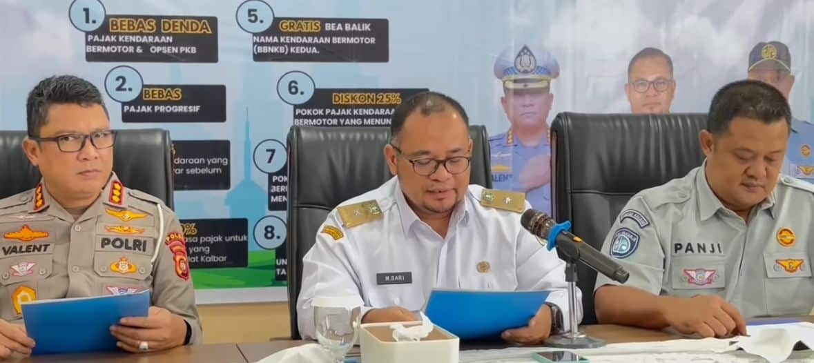 Gubernur Ria Norsan Beri Diskon Hingga 50 Persen untuk Pembayaran Pajak Kendaraan