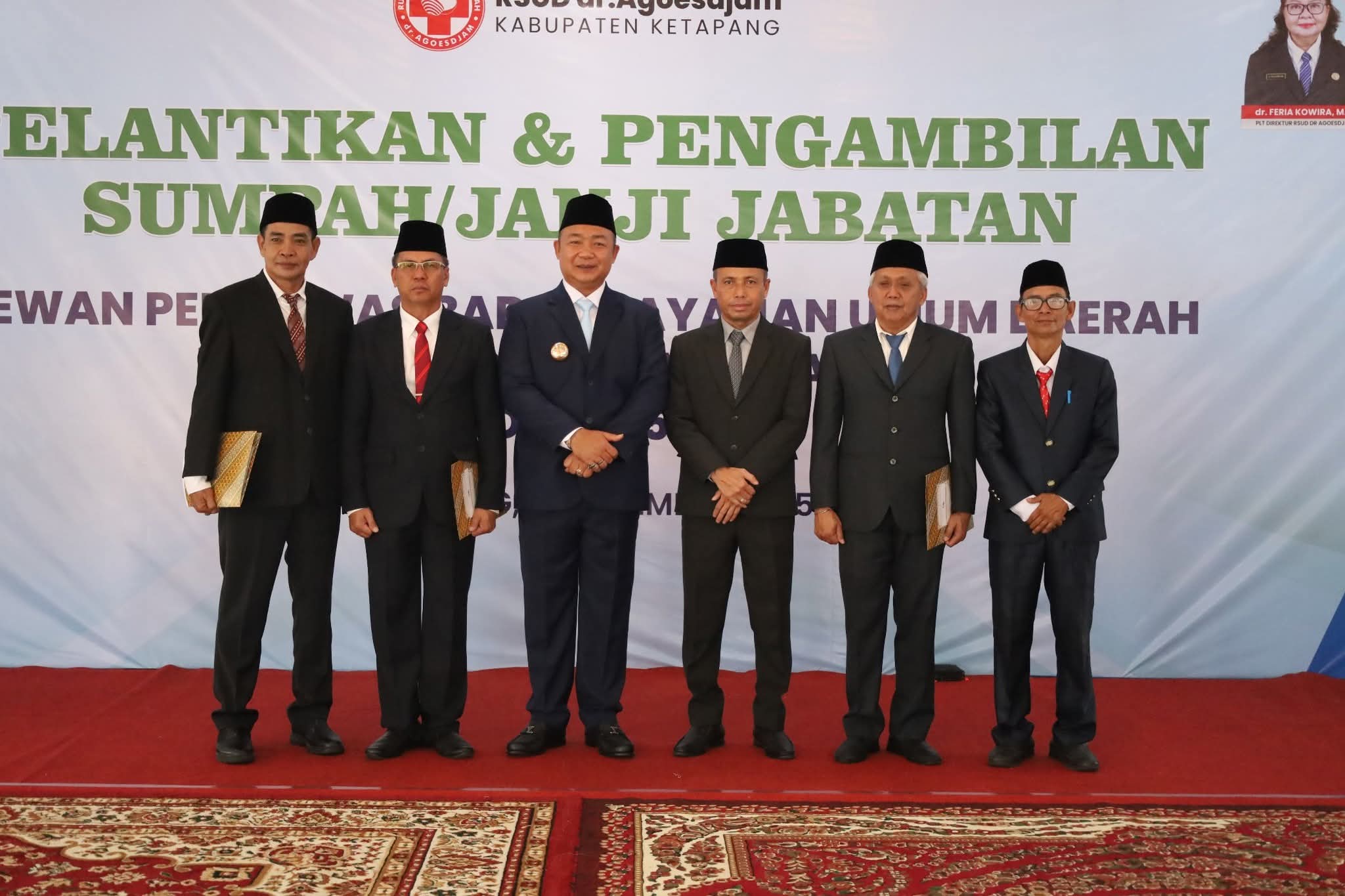 Bupati Ketapang Lantik Dewan Pengawas RSUD dr. Agoesdjam, Minta Tingkatkan Pengawasan dan Respons Keluhan Publik