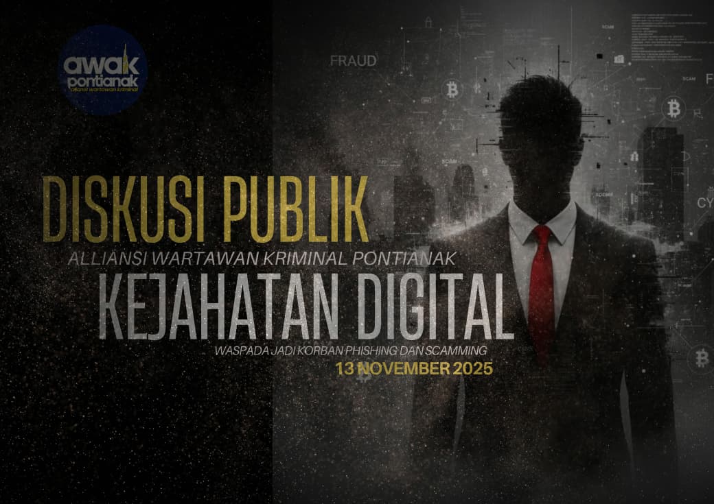 Awak Pontianak Gelar Diskusi Publik Kejahatan Digital