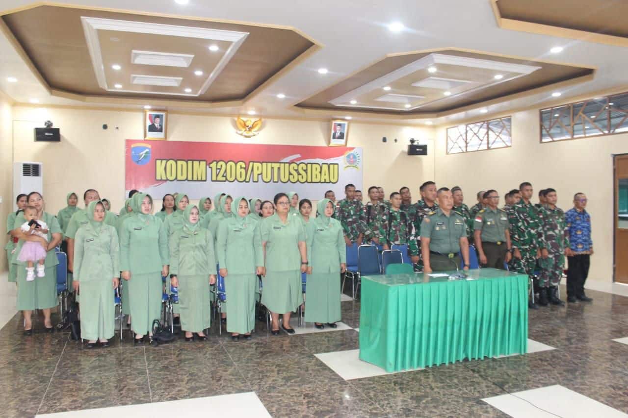 Kodim Putussibau Ikuti Sosialisasi OJK Tentang Literasi dan Inklusi Keuangan