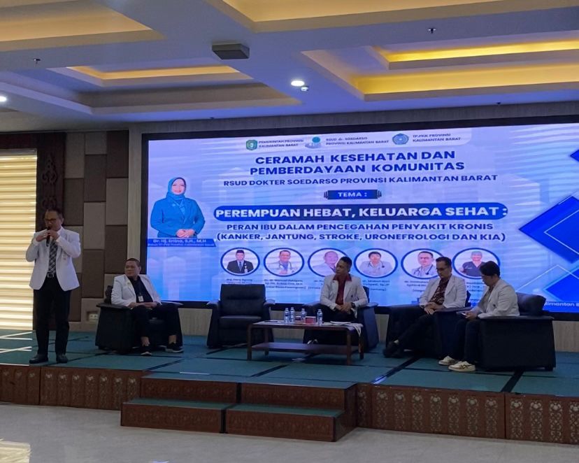 Cegah Penyakit Kronis pada Perempuan, RSUD Soedarso Gelar Ceramah Kesehatan dan Pemberdayaan Komunitas