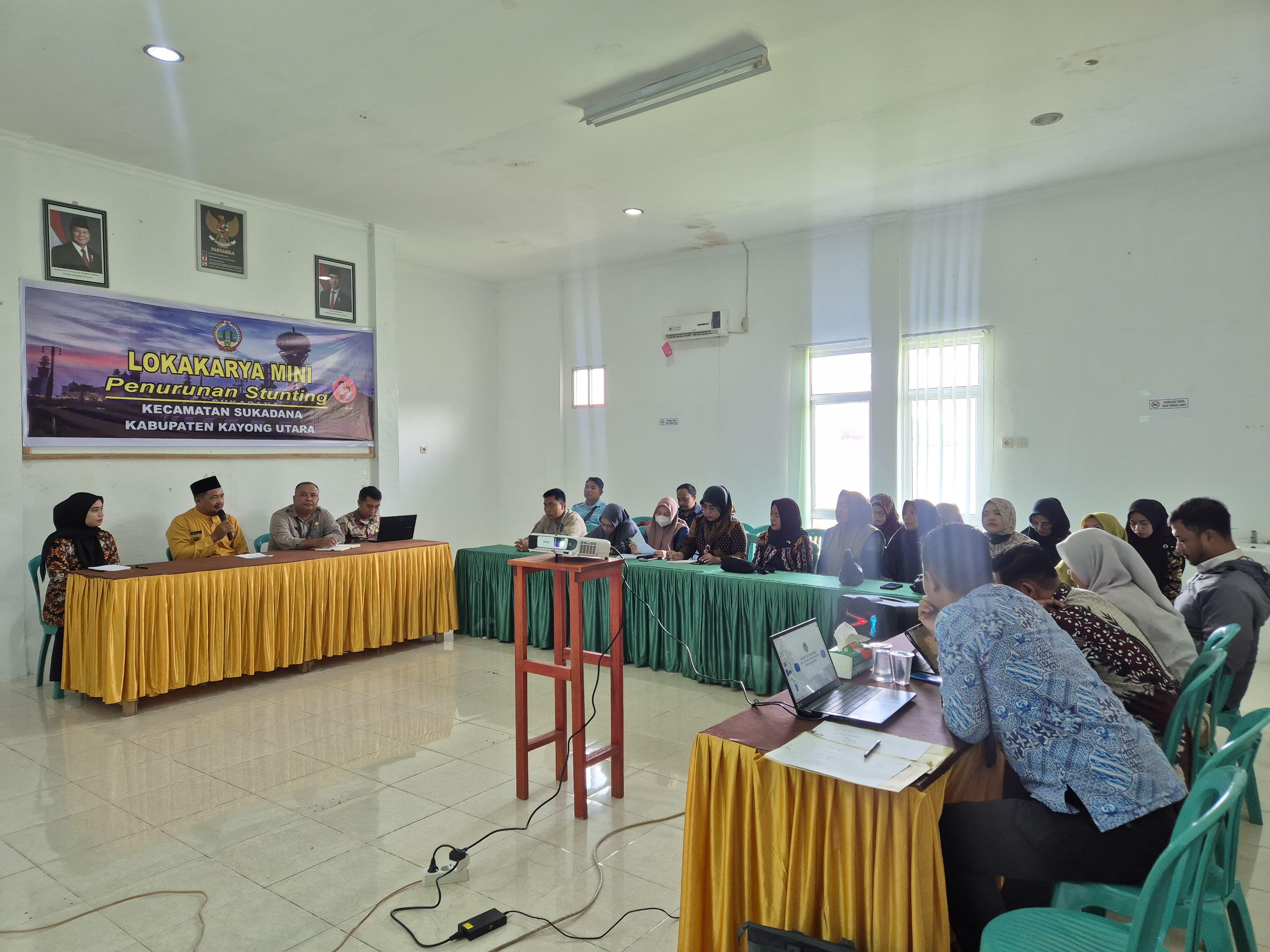 Sukadana Gelar Lokakarya Mini, Camat Pimpin Penguatan Program Makan Bergizi Gratis