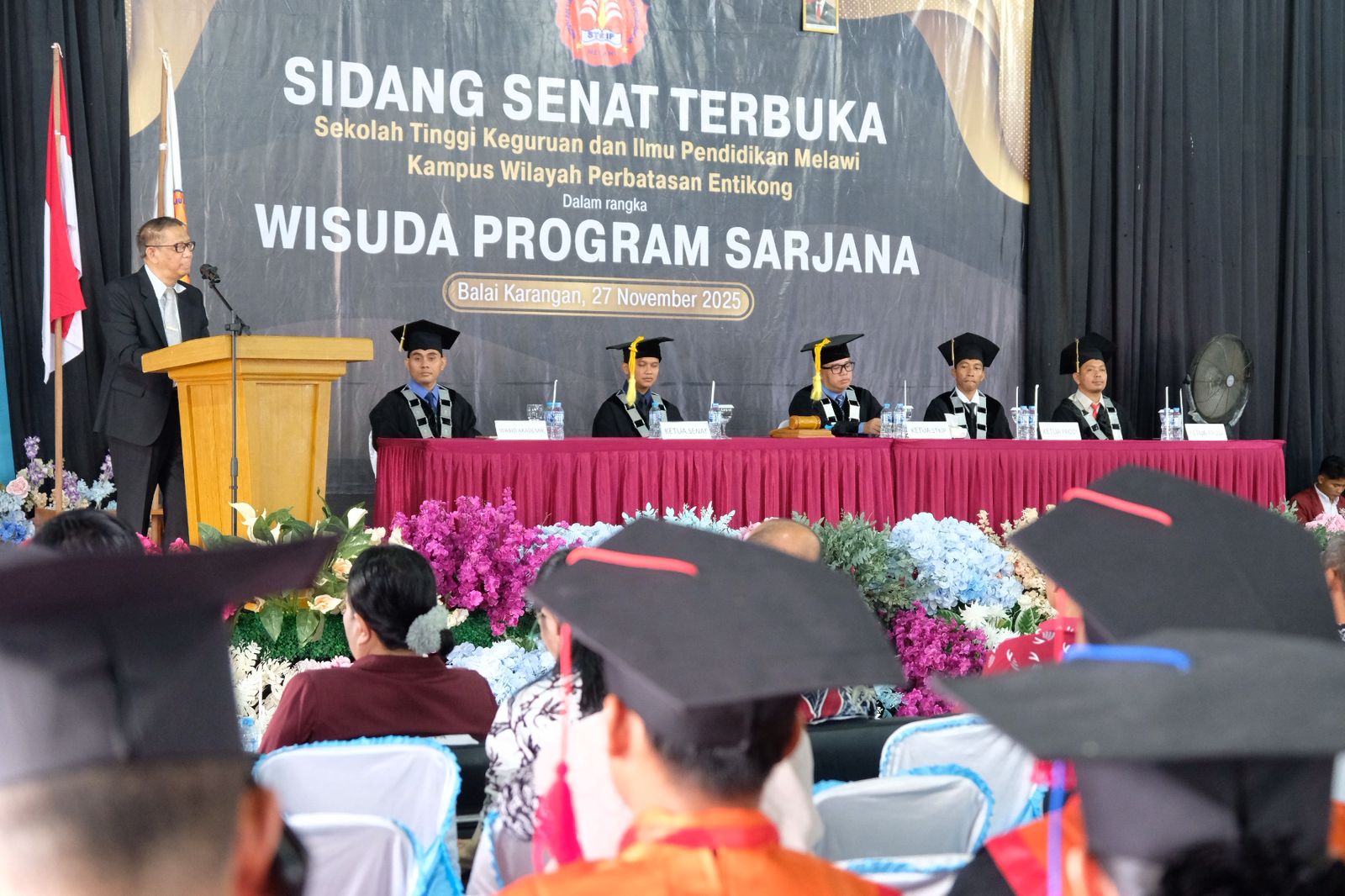 Wisuda STKIP Entikong, Sutarmidji: Masa Depan Daerah Sepenuhnya Ditentukan oleh Kualitas SDM
