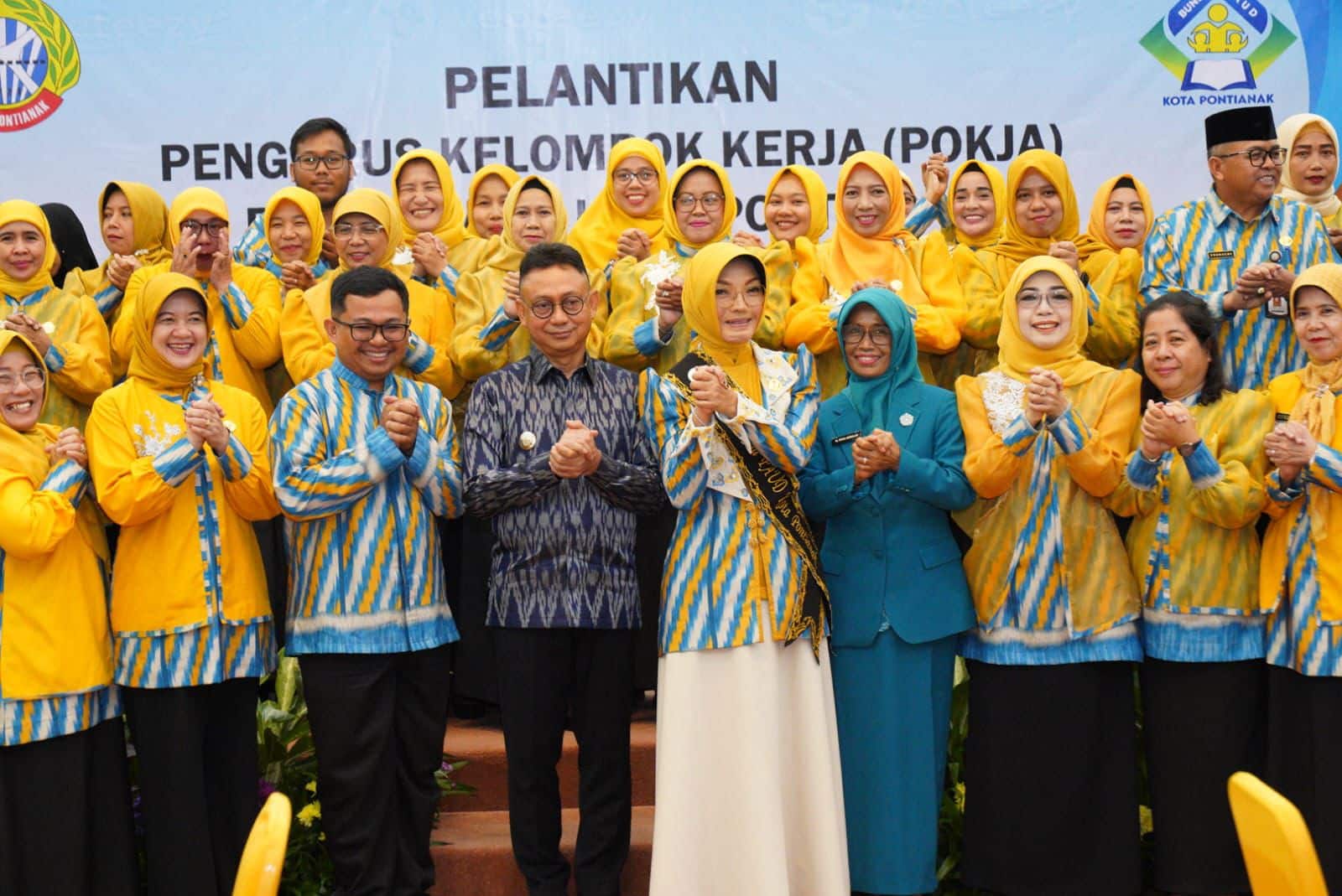 Wako Edi Kamtono Lantik Pokja Bunda PAUD 2025 - 2030