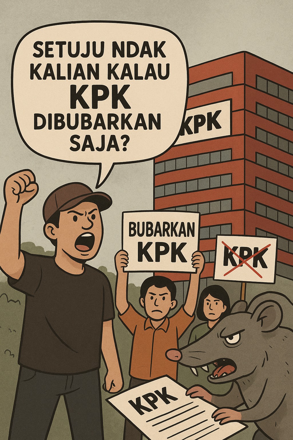 Setuju Ndak Kalian Kalau KPK Dibubarkan Saja?