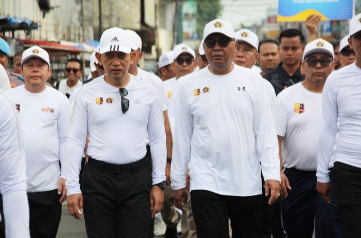 Kapolri dan Ketum PWI Heningkan Cipta untuk Korban Bencana di Sumatera