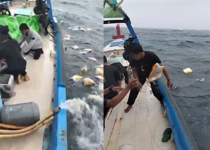 Kapal Pengangkut Sembako Ketapang–Karimata Dihantam Gelombang Tinggi, Muatan Dibuang ke Laut Demi Keselamatan Penumpang