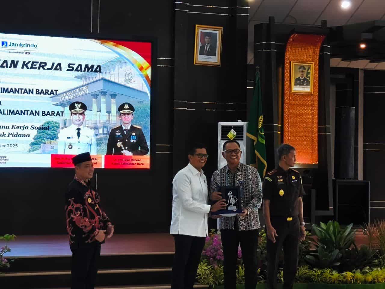 Jamkrindo, Kejagung dan Pemprov Kalbar Perkuat Ekosistem Pelatihan Pidana Kerja Sosial