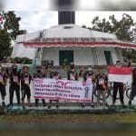 Jelajah Nusantara, Alfamart Gowes Berakhir di Tugu Libra Merauke