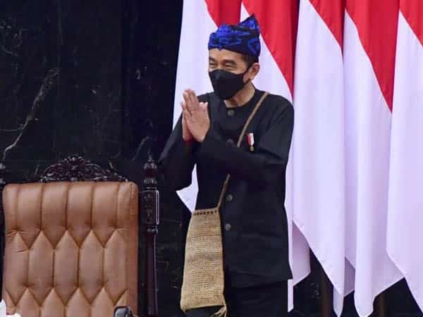 Pakai Baju Adat Baduy Presiden Jokowi Sampaikan Pidato Kenegaraan