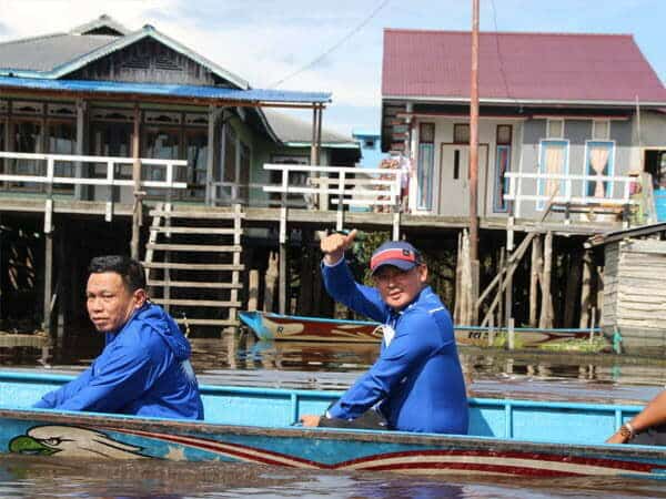 Wahyudi Hidayat Kunker ke Selimbau, Tinjau Kantor Desa Dalam Hingga Buka Lomba Sampan Putri