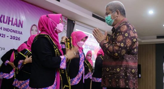 Pelantikan dan Pengukuran PW Ipemi Kalbar periode 2021-2026