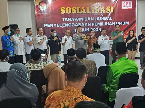Sukseskan Pemilu 2024, KPU Melawi Sosialisasikan Tahapan dan Jadwal Pemilu