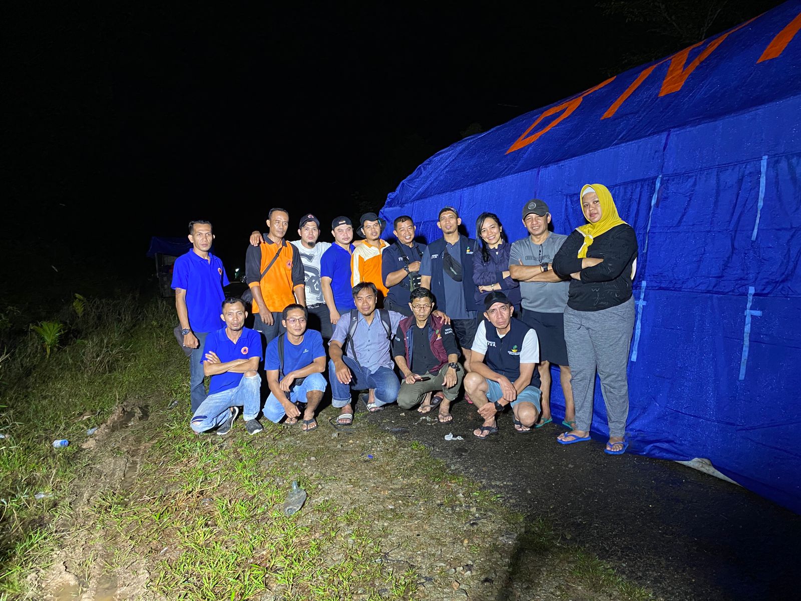 Posko bencana di Kabupaten Bengkayang. (Foto: Jauhari)