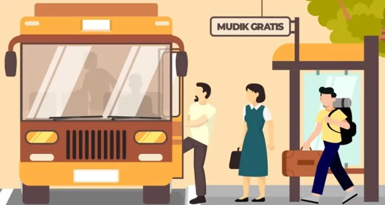 Ilustrasi mudik gratis. (Foto: Istimewa via selayarnews.com)