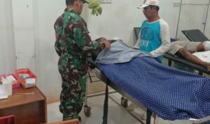 Agustino (40 tahun) tewas akibat tertembak peluru dari senjata api milik anggota polisi dari Polsek Nanga Tayap jajaran Polres Ketapang, Jumat (07/04/2023). (Foto: Adi LC) - Polisi tembak warga Ketapang, Kasus Agustino Nanga Tayap - Penembakan Agustino Ketapang, Kasus lahan Nanga Tayap