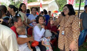 BKKBN Provinsi Kalbar memberikan sosialisasi 1000 Hari Pertama Kehidupan (HPK) kepada ibu-ibu sasaran di Kabupaten Bengkayang. (Foto: Indri)
