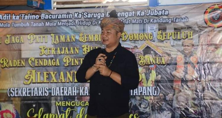 Sekda Ketapang, Alexander Wilyo. (Foto: Adi LC)