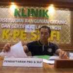 Pelayanan Klinik PBG dan Sertifikat Laik Fungsi. (Foto: Indri)